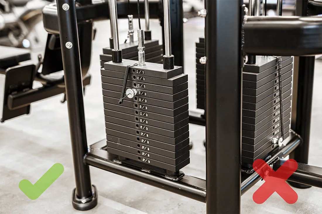 Ошибка при выполнении упражнений: большой вес