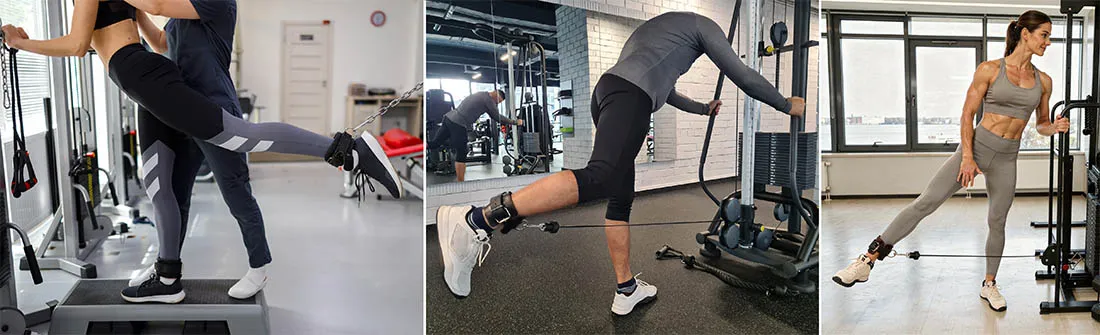 Упражнения для ягодиц в кроссовере для среднего уровня