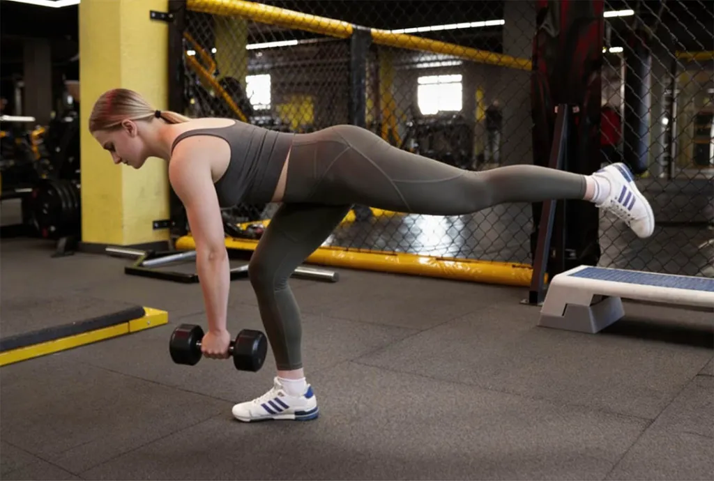 Мёртвая тяга на одной ноге