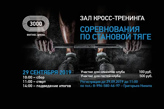 Соревнования по становой тяге