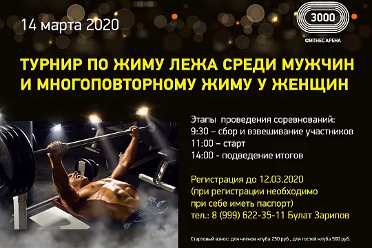 Соревнования по жиму лежа