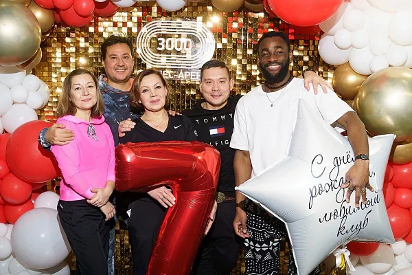 Фотоотчет с 7-летия Фитнес-Арены 3000