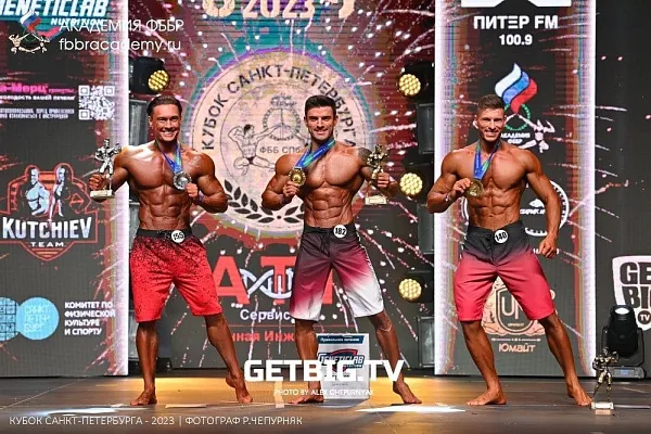 Чемпион пляжного бодибилдинга в Санкт-Петербурге