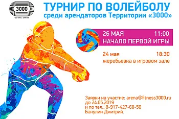 Турнир по волейболу среди арендаторов
