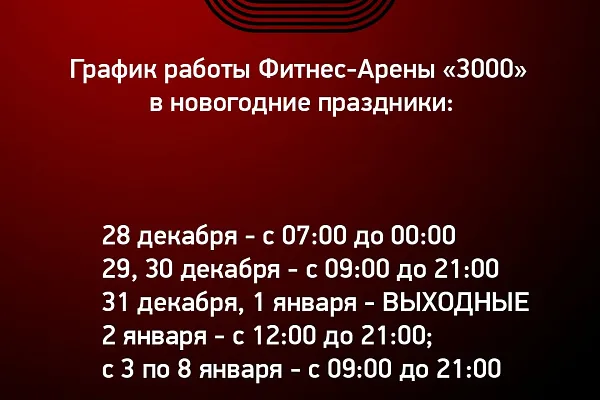 Представляем наш новогодний график работы!